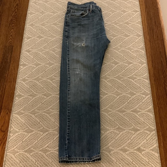 Levi’s 505 Denim Jeans 34 X 30, Red Tag, Button & Zip, See Pics & Description - Picture 13 of 17